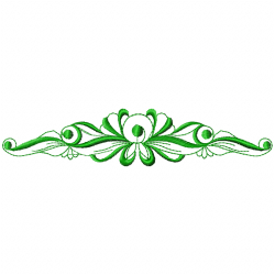 Flowers And Tree Embroidery Design 4